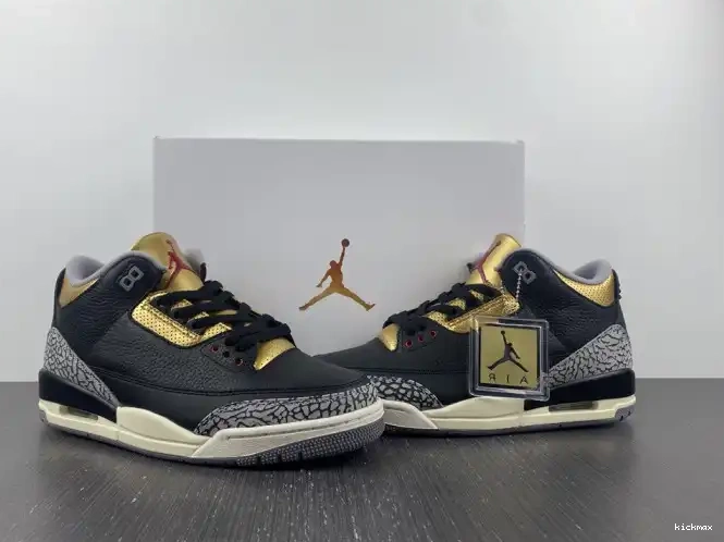 Cheap MAX 3 Jordan Black WMNS Air CK9246-067 Gold 0404